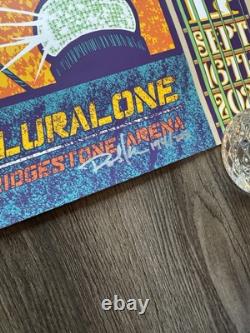 Pearl Jam 2022 Klausen A/P Nashville Signed And Numbered X/205 Poster MINT