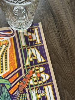 Pearl Jam 2022 Klausen A/P Nashville Signed And Numbered X/205 Poster MINT