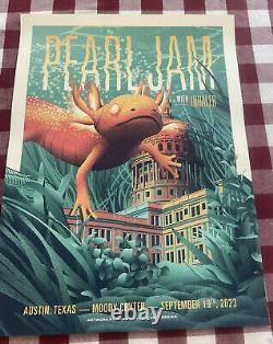 Pearl Jam 2023 Shawn Ryan, Austin TX Night 2-mint cond. 9/19/2023 SOLD OUT