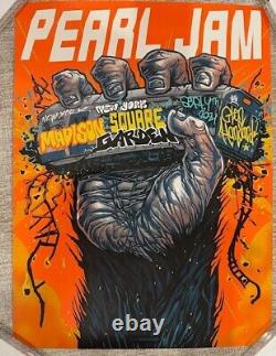 Pearl Jam 2024 9/4/24 Madison Square Garden MSG New York City Munk One Poster