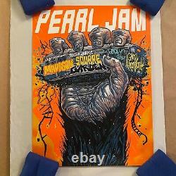 Pearl Jam 2024 9/4 Madison Square Garden MSG New York City NYC Munk One Poster