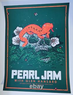 Pearl Jam 2024 9/7 Wells Fargo Center Philadelphia PA Todd Bratrud 18x24 Poster