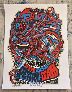 Pearl Jam 2024 Philadelphia Pa 9/9/24 Tour Poster Ames Bros