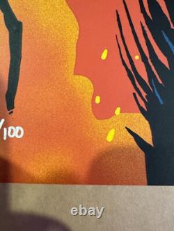 Pearl Jam 2024 Poster New York Munk One Ap Variant Xx/100 Nyc Msg