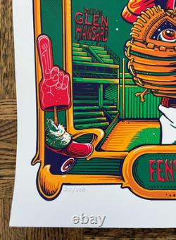 Pearl Jam 2024 Tour Artist Signed Boston, Ma Fenway Poster! A/p Limited S/n