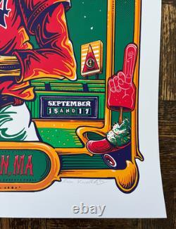 Pearl Jam 2024 Tour Artist Signed Boston, Ma Fenway Poster! A/p Limited S/n