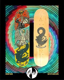 Pearl Jam 2025 5/3 Skate Deck Skateboard New Orleans LA Jazz & Heritage Festival