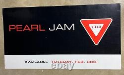 Pearl Jam 2997 Yield 2-sided Promo Poster Flat13x24 Record Store Displayed USED