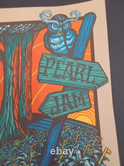 Pearl Jam 8/21/09 Toronto, Ontario Poster Brad Klausen Mint Condition