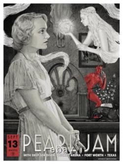 Pearl Jam 9/13/23 Fort Worth Artist Proof AP Edition Timothy Pittides Sold Out