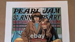 Pearl Jam Alpine Valley 2011 PJ20 Justin Hampton poster Excellent