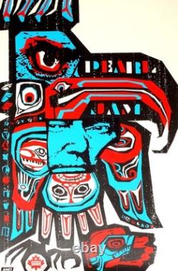 Pearl Jam Ames Bros 2005 Vancouver Concert Show Silkscreen Poster! Mint And Rare