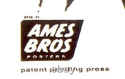 Pearl Jam Ames Bros 2005 Vancouver Concert Show Silkscreen Poster! Mint And Rare