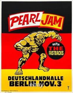 Pearl Jam Ames Bros Berlin 1996 Poster