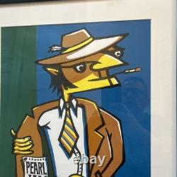Pearl Jam Ames Concert Poster 1998 NY Madison Square Garden glass framed