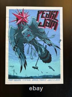 Pearl Jam Arras, France July 3, 2010 Poster