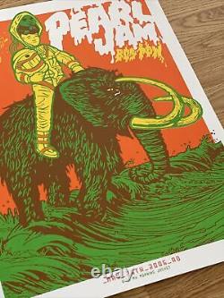 Pearl Jam Astronaut Riding Mammoth Boston 06 My Morning Jacket Concert Poster