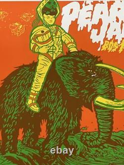 Pearl Jam Astronaut Riding Mammoth Boston 06 My Morning Jacket Concert Poster