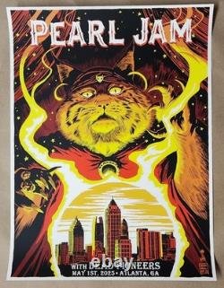 Pearl Jam Atlanta Poster Limited Edition by Francesco Francavilla Concert Tour
