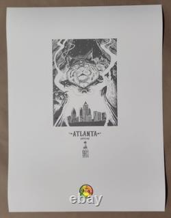 Pearl Jam Atlanta Poster Limited Edition by Francesco Francavilla Concert Tour