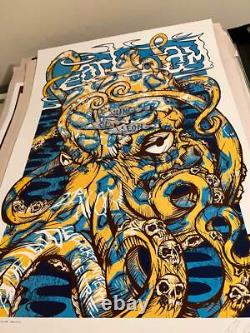 Pearl Jam Australia Adelaide Concert Poster by Rhys Cooper Nov 21 2006! 19x28