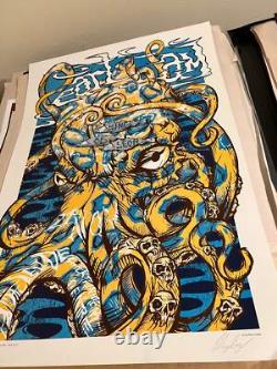Pearl Jam Australia Adelaide Concert Poster by Rhys Cooper Nov 21 2006! 19x28