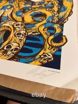 Pearl Jam Australia Adelaide Concert Poster by Rhys Cooper Nov 21 2006! 19x28