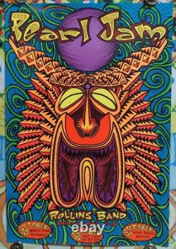 Pearl Jam BGP83 Bill Graham Presents Warfield 1993 Poster