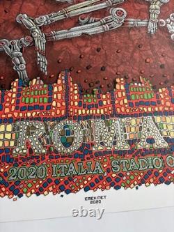 Pearl Jam Band Concert Streaming Tour Poster Rome Roma December 19 2020 Emek
