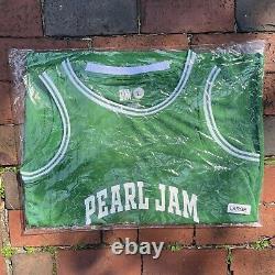 Pearl Jam Basketball Green 33 JERSEY LRG Boston SEP 9/15 & 9/17 2024 Fenway Park