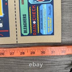 Pearl Jam Boston 2018 Poster by Brad Klausen Ticket Style 12x32 Guitar Print