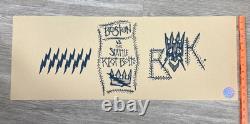 Pearl Jam Boston 2018 Poster by Brad Klausen Ticket Style 12x32 Guitar Print