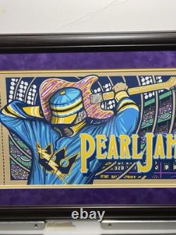 Pearl Jam Boston Away 2018 Variant Edition Poster by Brad Klausen #81/109