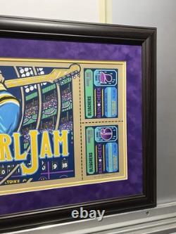 Pearl Jam Boston Away 2018 Variant Edition Poster by Brad Klausen #81/109