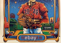 Pearl Jam Boston Poster 2024 Fenway Park concerts tour helen kennedy art