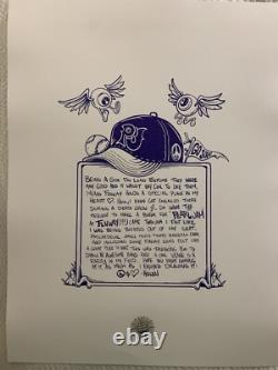 Pearl Jam Boston Poster 2024 Fenway Park concerts tour helen kennedy art