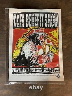 Pearl Jam CCFA Benefit Show 2006 Portland Oregon Concert Tour Poster 23x17