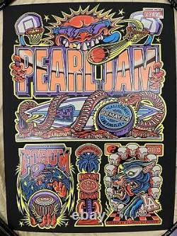 Pearl Jam CONCERT POSTER Dark Matter Tour LOS ANGELES 5/22/24 SCHOMMER Night 2