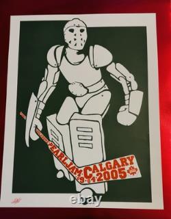 Pearl Jam Calgary Canada Poster Mint (9/4/05) HOCKEY STRANGE BREW