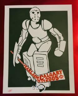 Pearl Jam Calgary Canada Poster Mint (9/4/05) HOCKEY STRANGE BREW