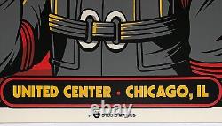 Pearl Jam Chicago 9/7 2023 Bulls Concert Poster Mark 5 Professionally Framed