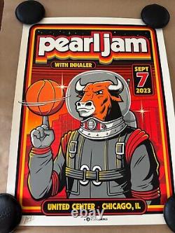 Pearl Jam Chicago Bulls 2023 Night 2 Mark 5 F4D AP Eddie Vedder