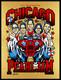 Pearl Jam Chicago N2 2023 Poster Metallic Supergold Variant Ames Bros Sn Ap /110