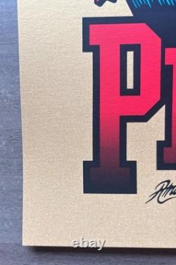 Pearl Jam Chicago N2 2023 Poster Metallic Supergold Variant Ames Bros SN AP /110