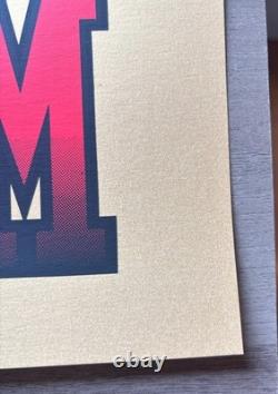 Pearl Jam Chicago N2 2023 Poster Metallic Supergold Variant Ames Bros SN AP /110