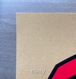 Pearl Jam Chicago N2 2023 Poster Metallic Supergold Variant Ames Bros SN AP /110