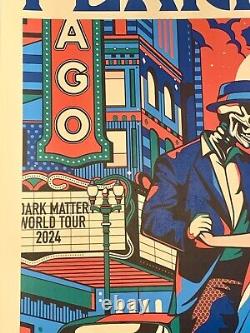 Pearl Jam Chicago Poster AP 2024 Wrigley Field Van Orton Green Variant 8/300