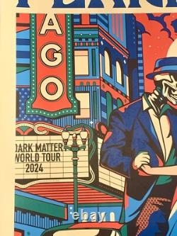 Pearl Jam Chicago Poster AP 2024 Wrigley Field Van Orton Green Variant 8/300