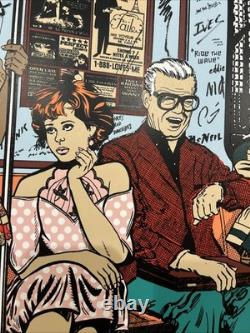 Pearl Jam Chicago Poster Faile 2016 Wrigley Field concert tour