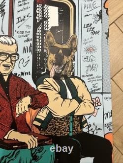 Pearl Jam Chicago Poster Faile 2016 Wrigley Field concert tour